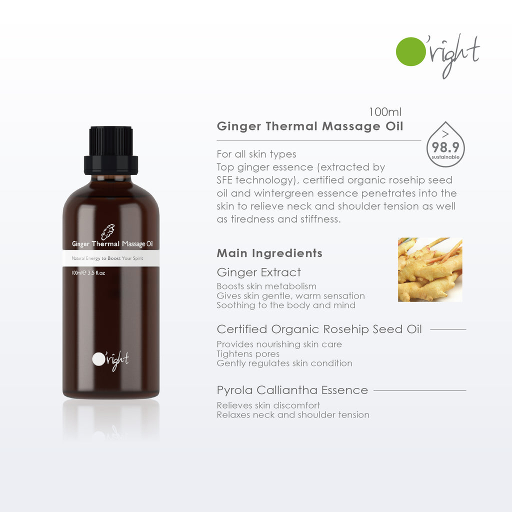 Ginger Thermal Massage Oil